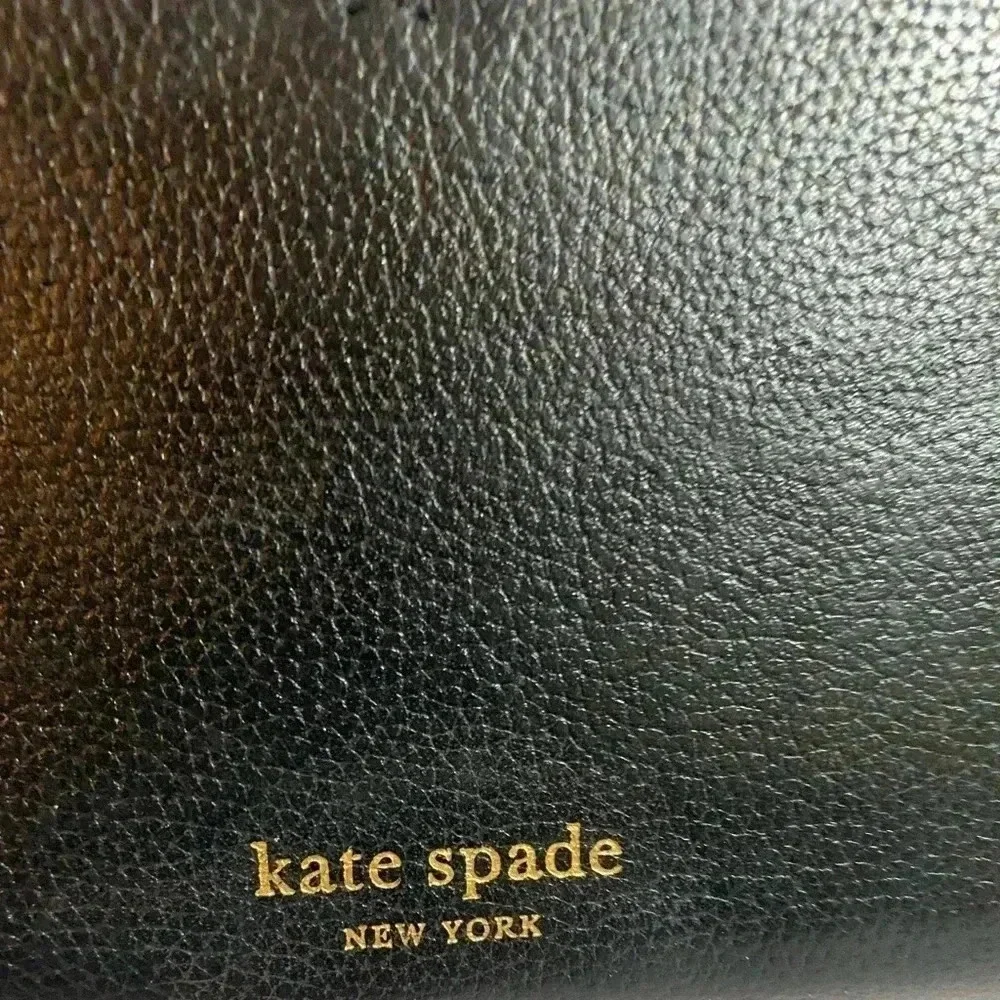 Kate spade black leather wallet